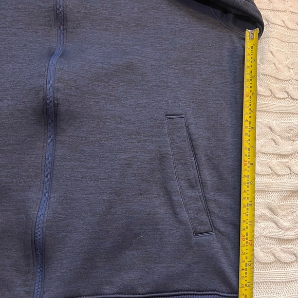 UNDER ARMOUR H STORM NAVY BLUE 1/4 ZIP - Picture 7 of 8